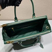 PRADA | Galleria Saffiano Green Leather Large Bag 1BA274 - 32 x 24 x 13.5cm - 6