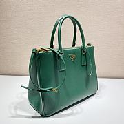 PRADA | Galleria Saffiano Green Leather Large Bag 1BA274 - 32 x 24 x 13.5cm - 4