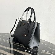 PRADA | Galleria Saffiano Black Leather Medium Bag 1BA863 - 28 x 19.5 x 12cm - 2