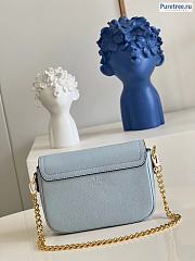 Louis Vuitton | Lockme Tender Blue Leather M58557 - 19 x 13 x 8cm - 3