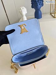 Louis Vuitton | Lockme Tender Blue Leather M58557 - 19 x 13 x 8cm - 5