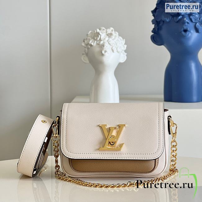 Louis Vuitton | Lockme Tender Beige Leather M58557 - 19 x 13 x 8cm - 1