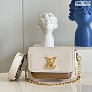 Louis Vuitton | Lockme Tender Beige Leather M58557 - 19 x 13 x 8cm - 1