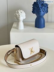Louis Vuitton | Lockme Tender Beige Leather M58557 - 19 x 13 x 8cm - 6