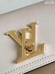 Louis Vuitton | Lockme Tender Beige Leather M58557 - 19 x 13 x 8cm - 2