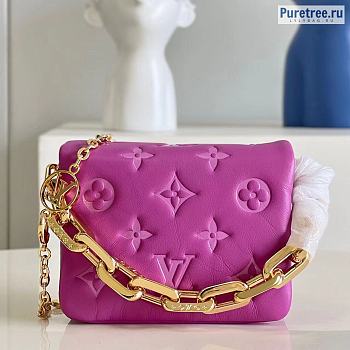 Louis Vuitton | Beltbag Coussin Purple Lambskin M81127 - 13 x 11 x 6cm