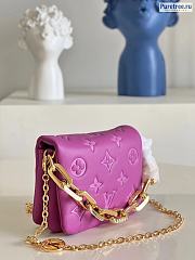 Louis Vuitton | Beltbag Coussin Purple Lambskin M81127 - 13 x 11 x 6cm - 3
