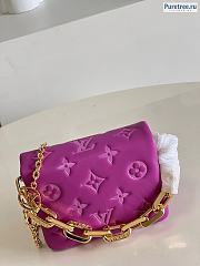 Louis Vuitton | Beltbag Coussin Purple Lambskin M81127 - 13 x 11 x 6cm - 5