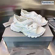 BALENCIAGA | Track Sandal In White - 6