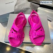BALENCIAGA | Track Sandal In Pink - 1