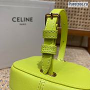 Celine | Small Box Cuir Triomphe In Yellow Smooth Calfskin - 11cm - 6