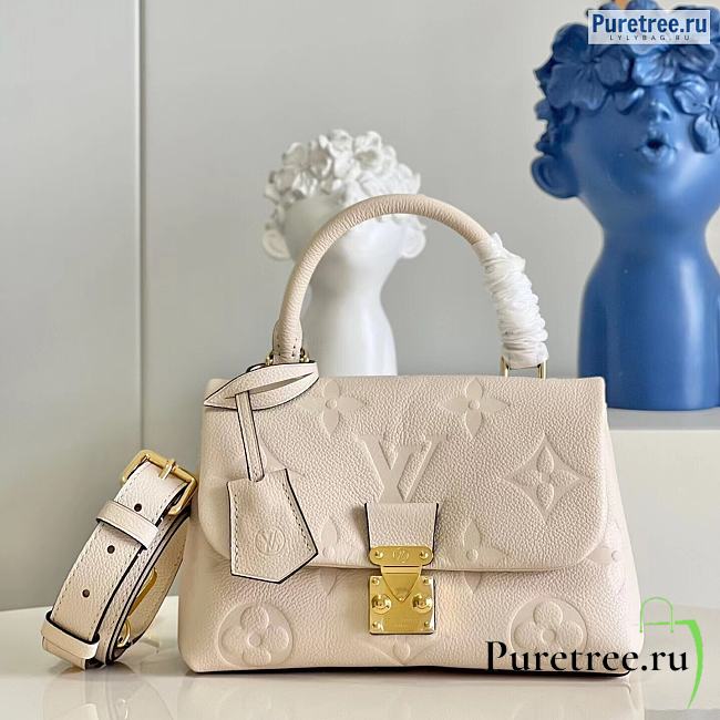 Louis Vuitton | Madeleine BB Creme Leather M46008 - 24 x 17 x 8.5cm - 1