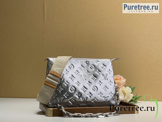 Louis Vuitton | Coussin PM Silver Lambskin M57913 - 26 x 20 x 12cm - 1