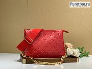Louis Vuitton | Coussin PM Red Lambskin M57792 - 26 x 20 x 12cm - 1