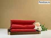 Louis Vuitton | Coussin PM Red Lambskin M57792 - 26 x 20 x 12cm - 4