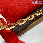 Louis Vuitton | Coussin PM Red Lambskin M57792 - 26 x 20 x 12cm - 2