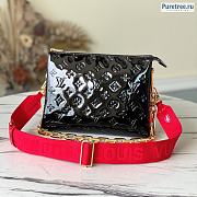 Louis Vuitton | Coussin PM Black Shiny Leather M20369 - 26 x 20 x 12cm - 1