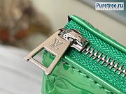 Louis Vuitton | Coussin MM Green Shiny Leather M57793 - 34 x 24 x 12cm - 4