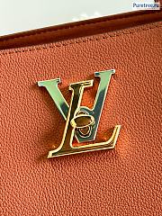 Louis Vuitton | Lockme Shopper Brown Grained Calfskin - 42 x 28 x 15cm - 2