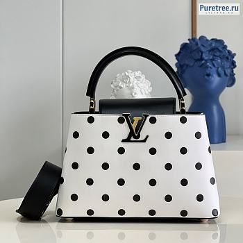 Louis Vuitton | Capucines MM Black Polka Dots M20373 - 31.5 x 20 x 11cm