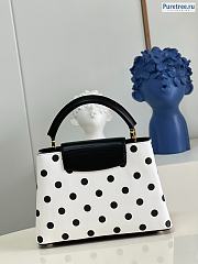 Louis Vuitton | Capucines BB Black Polka Dots M20373 - 27 x 18 x 9cm - 2