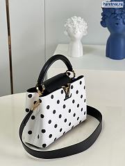Louis Vuitton | Capucines BB Black Polka Dots M20373 - 27 x 18 x 9cm - 5