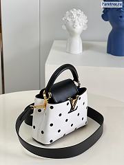 Louis Vuitton | Capucines Mini Black Polka Dots M20373 - 21 x 14 x 8cm - 4
