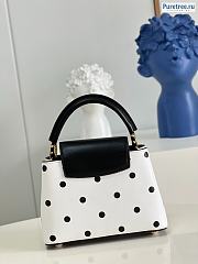 Louis Vuitton | Capucines Mini Black Polka Dots M20373 - 21 x 14 x 8cm - 5