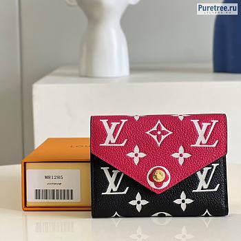 Louis Vuitton | Victorine Wallet Black/Pink M81285 - 12 x 9.5 x 1.5cm