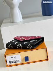 Louis Vuitton | Victorine Wallet Black/Pink M81285 - 12 x 9.5 x 1.5cm - 3