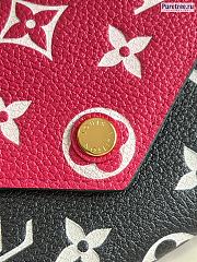 Louis Vuitton | Victorine Wallet Black/Pink M81285 - 12 x 9.5 x 1.5cm - 2