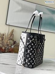 Louis Vuitton | Neverfull MM Tote Bag Black/White M46103 - 31 x 28 x 14cm - 3
