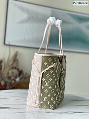 Louis Vuitton | Neverfull MM Tote Bag Green/Beige M46102 - 31 x 28 x 14cm - 6