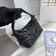 DIOR | Small Diortravel Nomad Pouch Black Calfskin - 15 x 10 x 8cm - 4