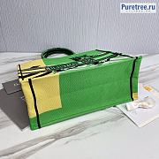 DIOR | Large Dior Book Tote Green D-Jungle Pop - 41.5cm - 5
