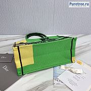 DIOR | Medium Dior Book Tote Green D-Jungle Pop - 36.5cm - 2