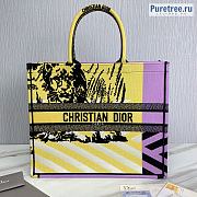 DIOR | Large Dior Book Tote Yellow D-Jungle Pop - 41.5cm - 1