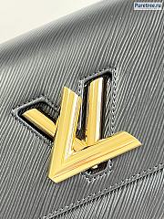 Louis Vuitton | Twist MM Epi Leather Black/White M55683 - 23 x 17 x 9.5cm - 2