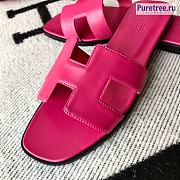 HERMES | Oran Sandal All Pink Smooth Leather - 6