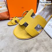 HERMES | Santorini Sandal Yellow In Epsom Calfskin - 5