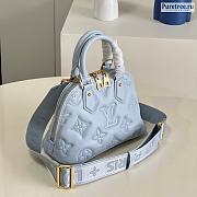 Louis Vuitton | Alma BB Bubblegram Leather Blue M59822 - 24.5 x 18 x 12cm - 5