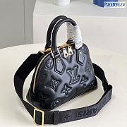 Louis Vuitton | Alma BB Bubblegram Leather Black M59793 - 24.5 x 18 x 12cm - 2