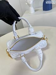 Louis Vuitton | Papillon BB Bubblegram Leather White M59827 - 20 x 10 x 10cm - 4