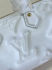 Louis Vuitton | Papillon BB Bubblegram Leather White M59827 - 20 x 10 x 10cm - 3