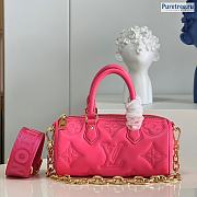Louis Vuitton | Papillon BB Bubblegram Leather Pink M59826 - 20 x 10 x 10cm - 1