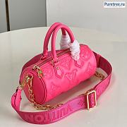 Louis Vuitton | Papillon BB Bubblegram Leather Pink M59826 - 20 x 10 x 10cm - 6