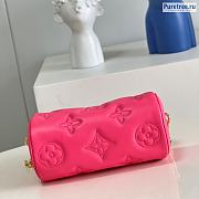 Louis Vuitton | Papillon BB Bubblegram Leather Pink M59826 - 20 x 10 x 10cm - 5