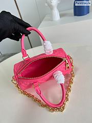 Louis Vuitton | Papillon BB Bubblegram Leather Pink M59826 - 20 x 10 x 10cm - 4