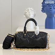 Louis Vuitton | Papillon BB Bubblegram Leather Black M59800 - 20 x 10 x 10cm - 1