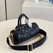 Louis Vuitton | Papillon BB Bubblegram Leather Black M59800 - 20 x 10 x 10cm - 6